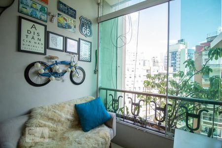 Varanda da Sala de apartamento para alugar com 2 quartos, 117m² em Santa Cecilia, São Paulo