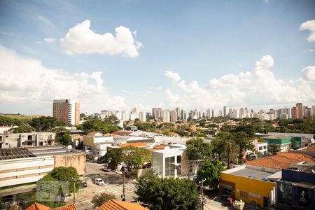 Vista da varanda de kitnet/studio para alugar com 1 quarto, 25m² em Indianópolis, São Paulo
