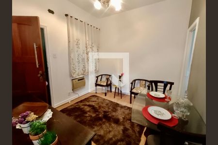 Sala  de apartamento à venda com 1 quarto, 34m² em Copacabana, Rio de Janeiro