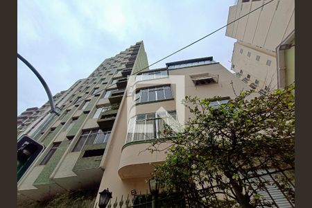 Apartamento à venda com 34m², 1 quarto e sem vagaFachada com cartaz QA