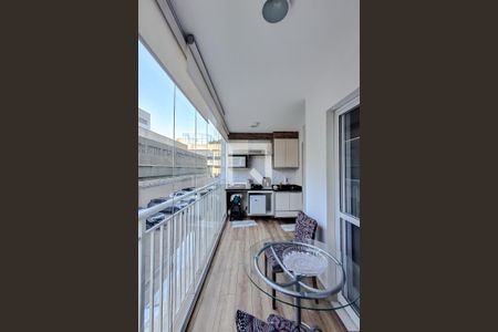Varanda/Cozinha de kitnet/studio para alugar com 1 quarto, 37m² em Ipiranga, São Paulo