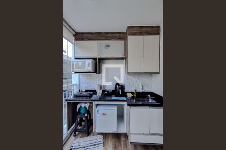 Varanda/Cozinha de kitnet/studio para alugar com 1 quarto, 37m² em Ipiranga, São Paulo