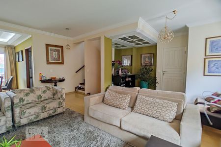 Sala de Estar/Jantar de casa de condomínio para alugar com 4 quartos, 339m² em Vila São Silvestre, São Paulo