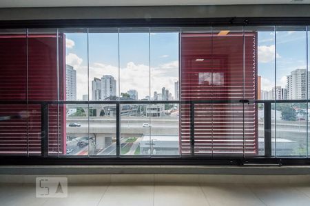 Varanda de kitnet/studio para alugar com 1 quarto, 36m² em Campo Belo, São Paulo