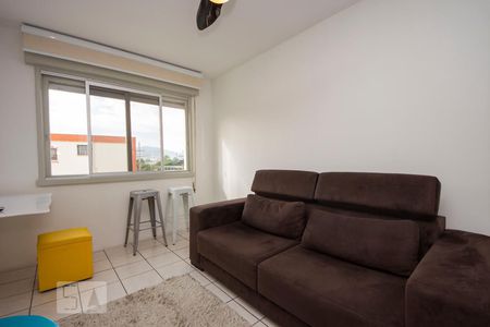Sala de apartamento à venda com 1 quarto, 40m² em Petrópolis, Porto Alegre