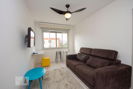 Sala de apartamento à venda com 1 quarto, 40m² em Petrópolis, Porto Alegre
