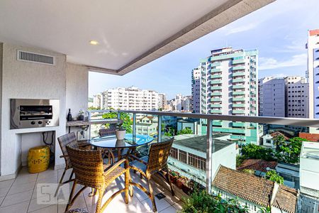Varanda gourmet de apartamento à venda com 3 quartos, 116m² em Santa Rosa, Niterói