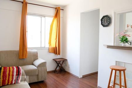 Detalhe Sala de apartamento para alugar com 2 quartos, 50m² em Vila Emir, São Paulo