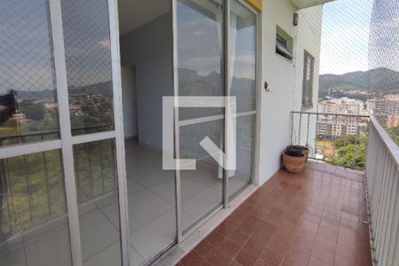 Varanda da Sala 1 de apartamento à venda com 3 quartos, 198m² em Pechincha, Rio de Janeiro