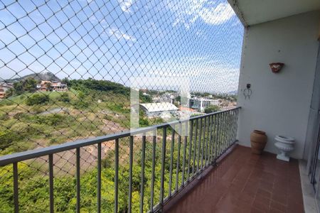 Varanda da Sala 1 de apartamento à venda com 3 quartos, 198m² em Pechincha, Rio de Janeiro