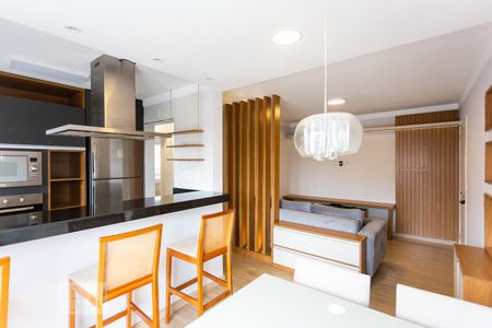 Sala de apartamento à venda com 2 quartos, 50m² em Vila Indiana, São Paulo