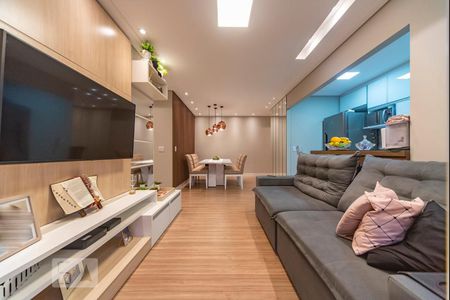 Sala de apartamento à venda com 3 quartos, 88m² em Jardim, Santo André