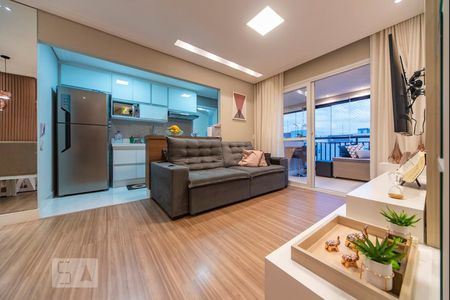 Sala de apartamento à venda com 3 quartos, 88m² em Jardim, Santo André