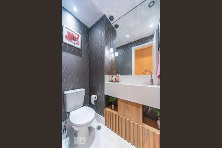 Lavabo de apartamento à venda com 3 quartos, 88m² em Jardim, Santo André