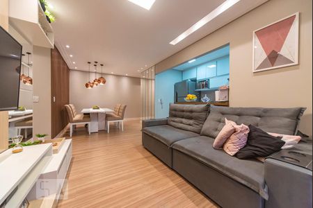 Sala de apartamento à venda com 3 quartos, 88m² em Jardim, Santo André