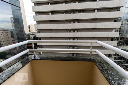 Varanda de kitnet/studio para alugar com 1 quarto, 29m² em Paraíso, São Paulo