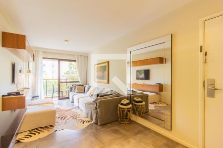 Sala/Cozinha de apartamento para alugar com 1 quarto, 44m² em Cerqueira César, São Paulo