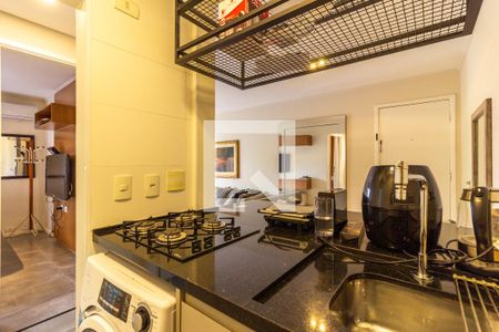 Sala/Cozinha de apartamento para alugar com 1 quarto, 44m² em Cerqueira César, São Paulo