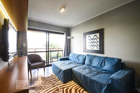 Sala de apartamento para alugar com 1 quarto, 44m² em Cerqueira César, São Paulo