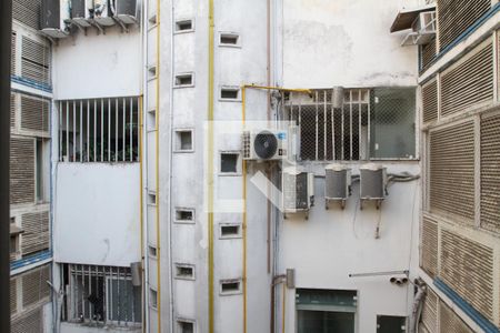 Vista da Sala/Quarto de kitnet/studio à venda com 1 quarto, 20m² em Leblon, Rio de Janeiro