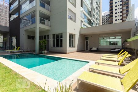 Área comum - Piscina de kitnet/studio para alugar com 1 quarto, 47m² em Indianópolis, São Paulo