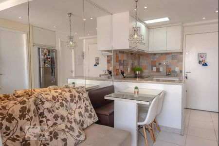 Sala de apartamento para alugar com 1 quarto, 33m² em Belém, São Paulo