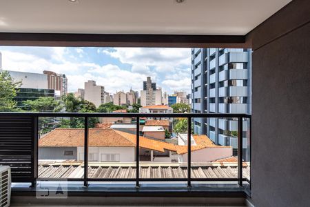 Varanda de apartamento para alugar com 1 quarto, 43m² em Pinheiros, São Paulo
