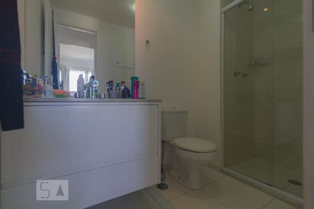 Banheiro de apartamento para alugar com 1 quarto, 53m² em Campo Belo, São Paulo