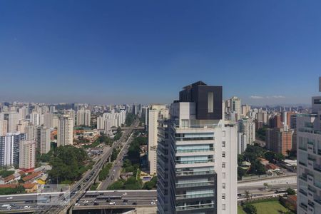 Varanda - Vista de apartamento para alugar com 1 quarto, 53m² em Campo Belo, São Paulo