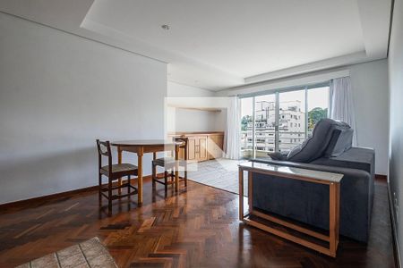 Sala/Cozinha de apartamento para alugar com 1 quarto, 52m² em Pinheiros, São Paulo