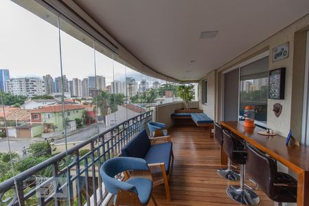 Varanda de apartamento à venda com 4 quartos, 178m² em Cidade Monções, São Paulo