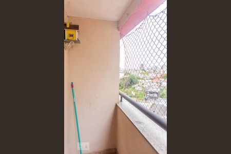 Varanda da Sala de apartamento para alugar com 3 quartos, 75m² em Vila Gilda, Santo André