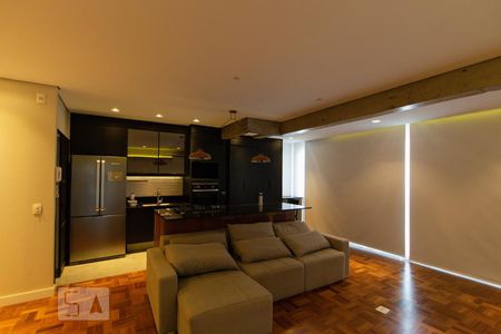 Sala de apartamento à venda com 1 quarto, 75m² em Jardim Novo Santo Amaro, São Paulo