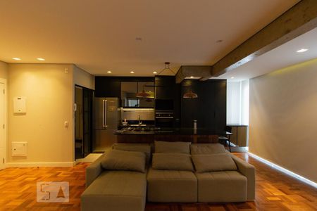 Sala de apartamento à venda com 1 quarto, 75m² em Jardim Novo Santo Amaro, São Paulo