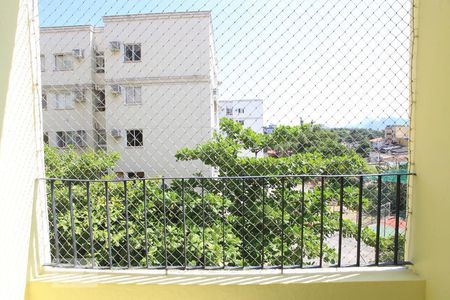 Vista da Sala de apartamento para alugar com 2 quartos, 58m² em Pechincha, Rio de Janeiro