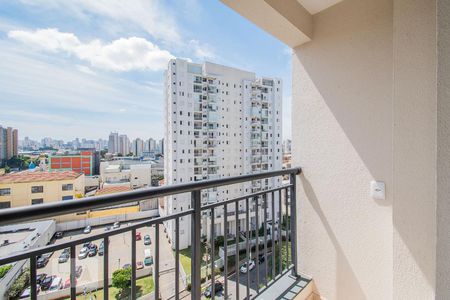 Varanda da Sala de apartamento para alugar com 2 quartos, 48m² em Cambuci, São Paulo