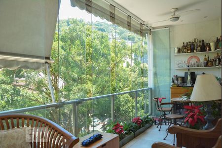 Varanda da Sala de apartamento à venda com 4 quartos, 185m² em Cosme Velho, Rio de Janeiro