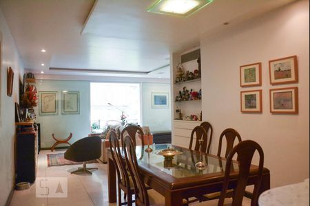 Sala de Jantar de apartamento à venda com 4 quartos, 185m² em Cosme Velho, Rio de Janeiro