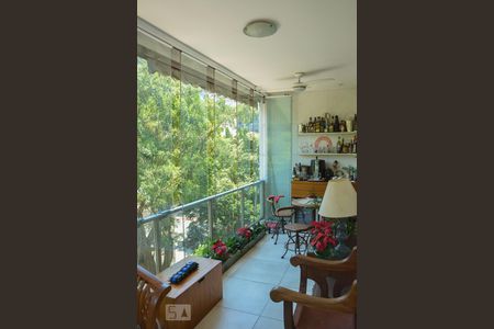 Varanda da Sala de apartamento à venda com 4 quartos, 185m² em Cosme Velho, Rio de Janeiro