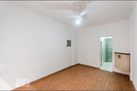Sala e quarto de kitnet/studio para alugar com 1 quarto, 21m² em José Menino, Santos