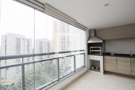 Varanda Sala de apartamento à venda com 2 quartos, 72m² em Vila Andrade, São Paulo