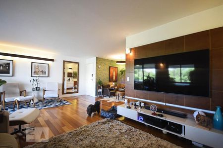 Sala de apartamento à venda com 3 quartos, 142m² em Paraíso do Morumbi, São Paulo