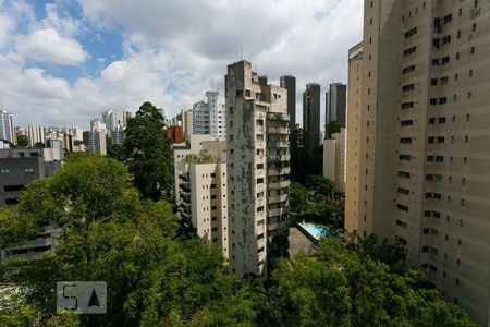 Varanda da Sala vista de apartamento à venda com 3 quartos, 122m² em Jardim Ampliação, São Paulo