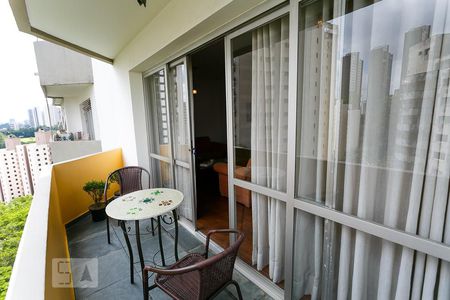 Varanda da Sala de apartamento à venda com 3 quartos, 122m² em Jardim Ampliação, São Paulo