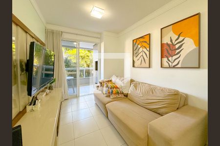 Sala de TV de apartamento para alugar com 2 quartos, 80m² em Ingleses do Rio Vermelho, Florianópolis