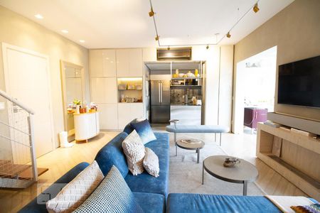 Sala de apartamento à venda com 2 quartos, 112m² em Cidade Monções, São Paulo