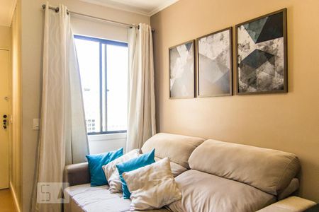 Sala de apartamento para alugar com 2 quartos, 55m² em Vila Scarpelli, Santo André