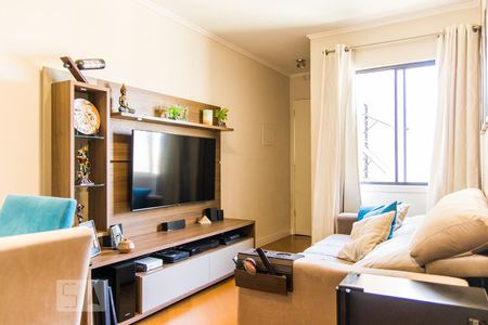 Sala de apartamento para alugar com 2 quartos, 55m² em Vila Scarpelli, Santo André
