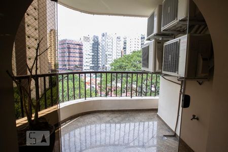 Sacada da Sala de apartamento para alugar com 4 quartos, 170m² em Indianópolis, São Paulo