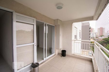 Varanda da Sala de apartamento para alugar com 3 quartos, 81m² em Vila Isa, São Paulo